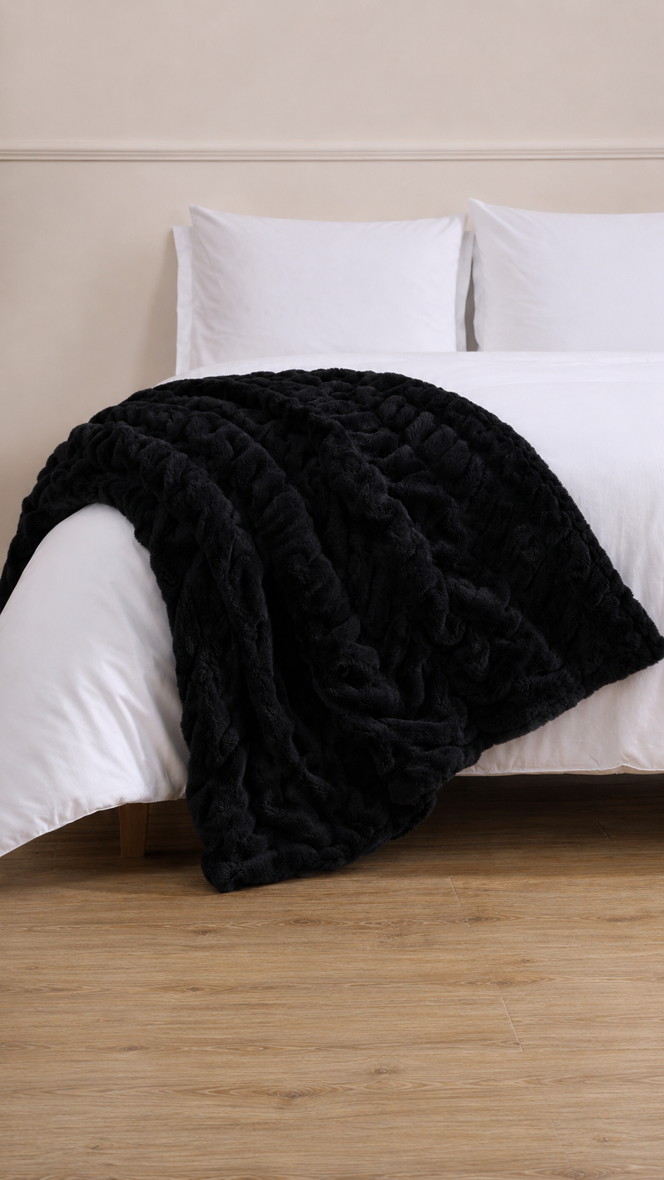 Pie de Cama Lapin – Textura Ultra Suave / Manta Decorativa
