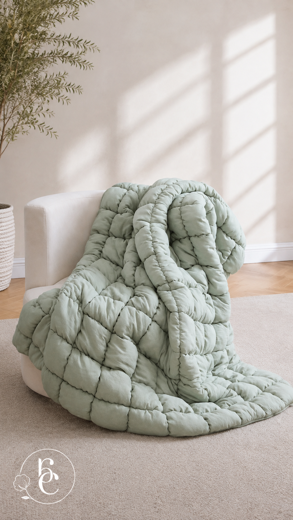 Pie de Cama Puffy – Ultra Acolchado y Capitonado