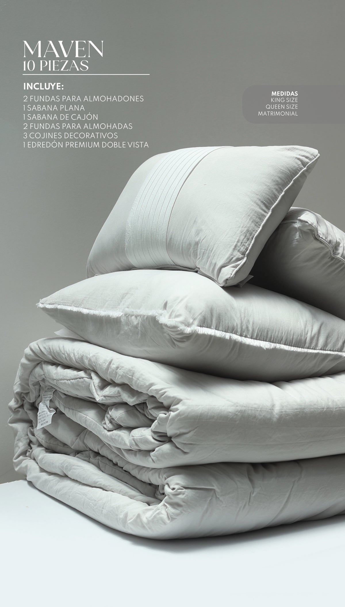 Edredón Premium Maven - Set de 10 Piezas