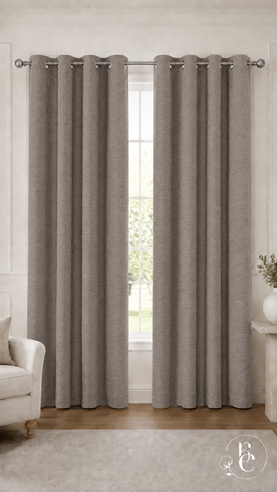 Cortina Charlene Blackout – Set de 2 Piezas