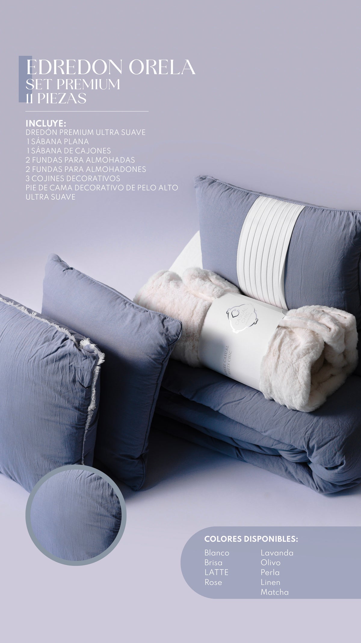 Edredón Orela – Set Premium de 11 Piezas