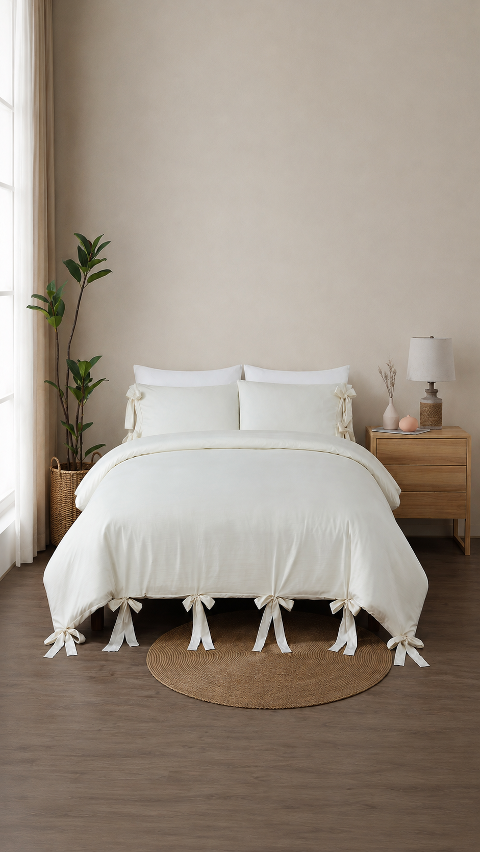 Funda de Duvet Shiloh Cream – Set de 3 Piezas