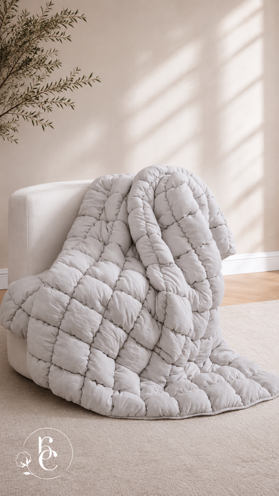 Pie de Cama Puffy – Ultra Acolchado y Capitonado