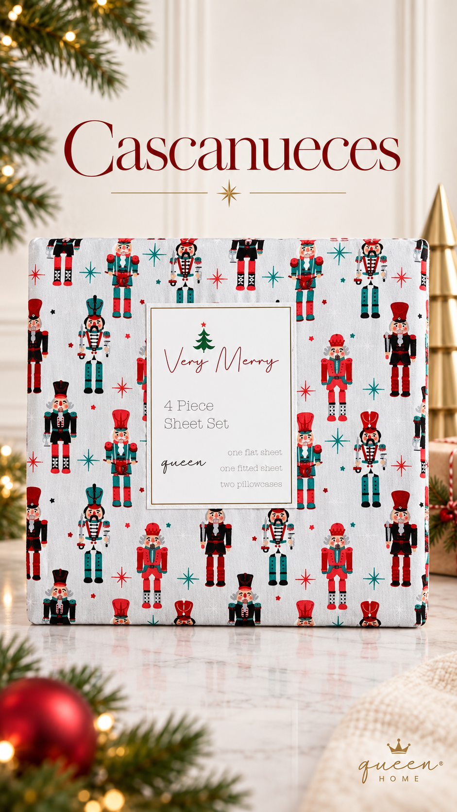 Sábanas Navideñas Ultra Soft – Set de 3 y 4 Piezas
