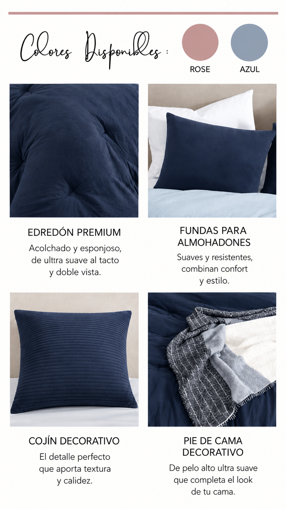 Edredón Martell – Set Premium de 5 Piezas