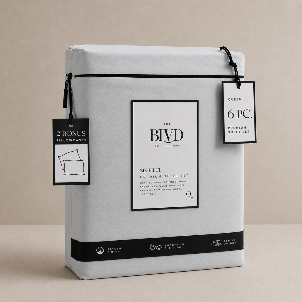 Sábanas Modal Blend Premium – Set de 6 Piezas