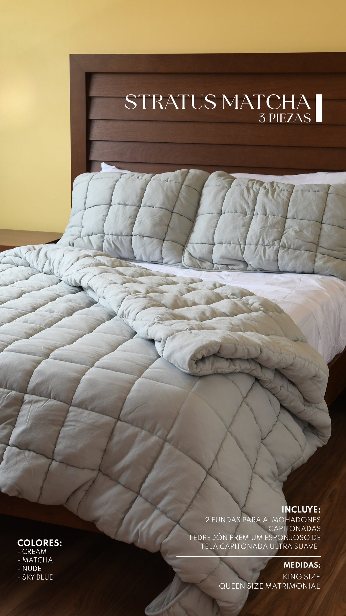 Edredón Stratus – Set Premium de 3 Piezas