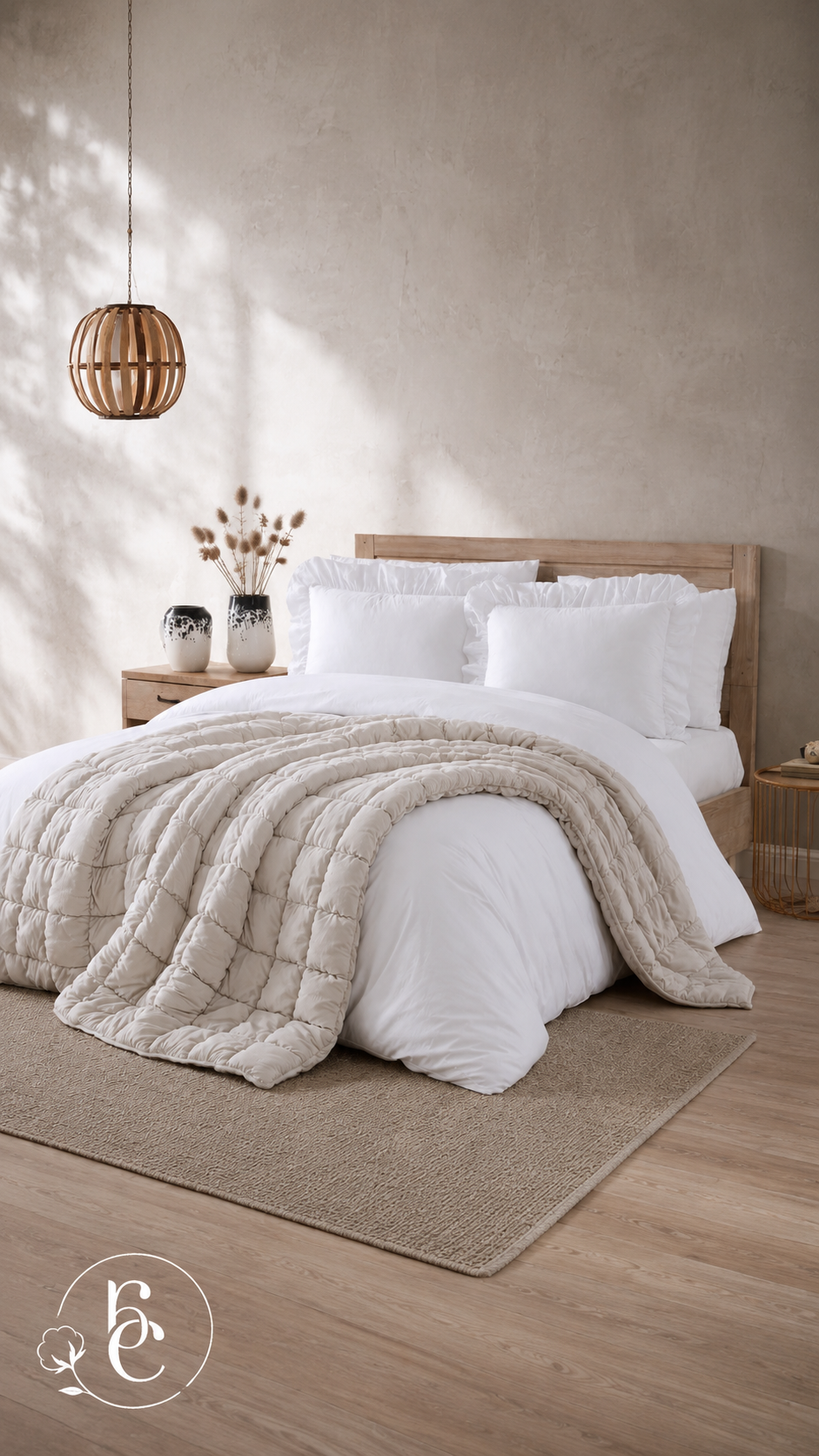 Pie de Cama Puffy – Ultra Acolchado y Capitonado