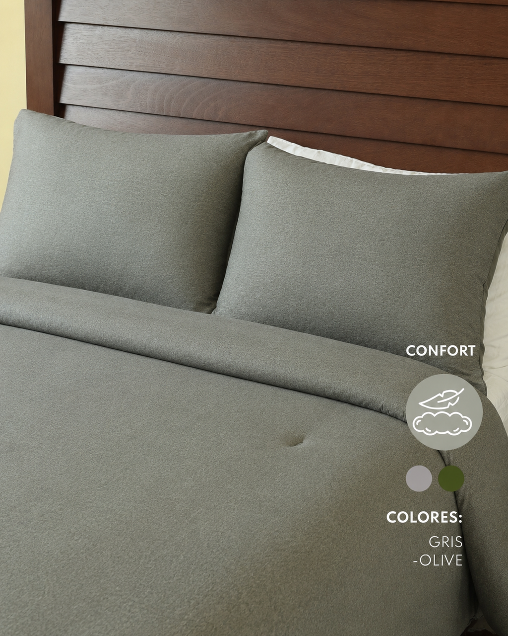 Edredón Solei Cashmere – Set Premium de 3 Piezas