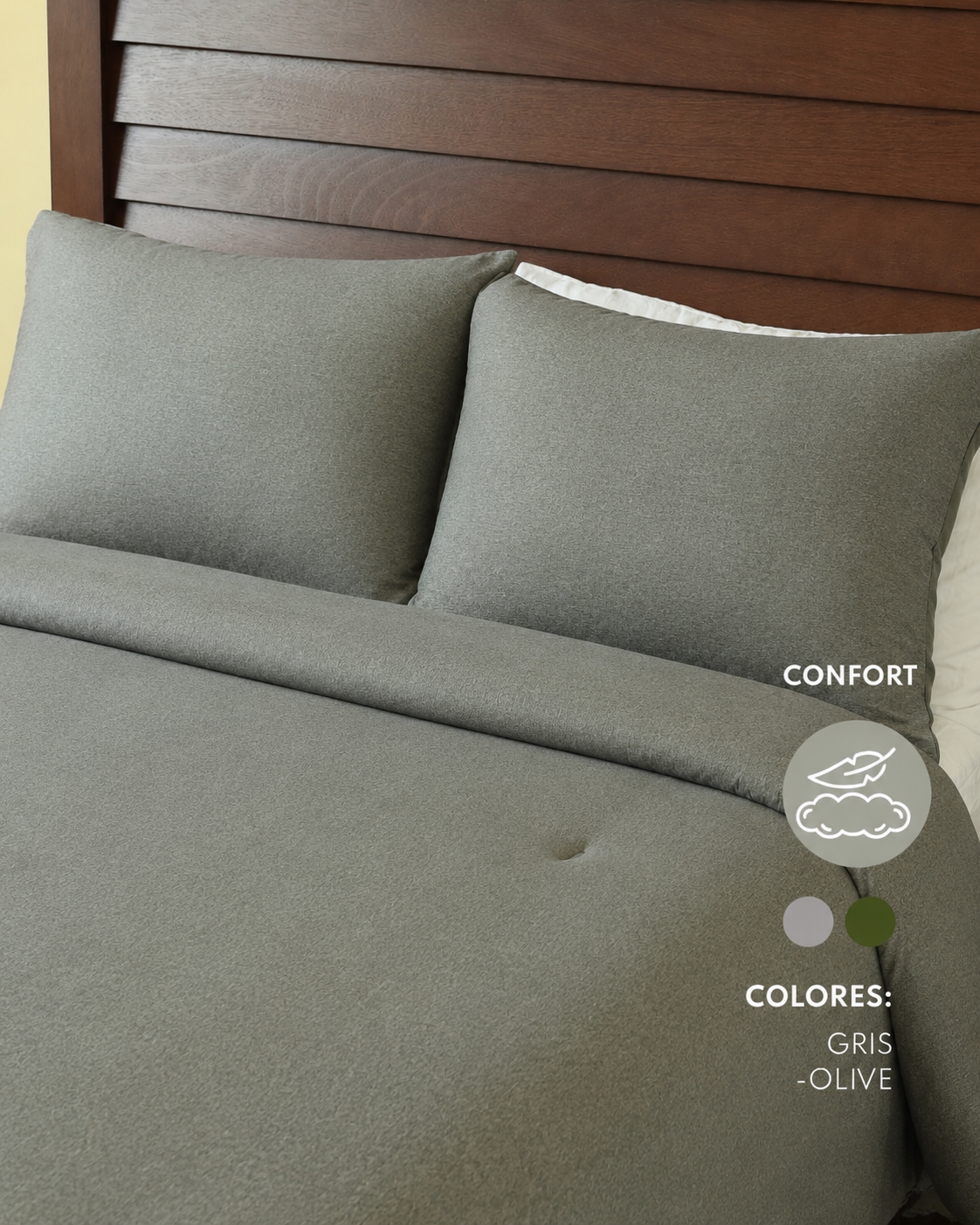 Edredón Solei Cashmere – Set Premium de 3 Piezas