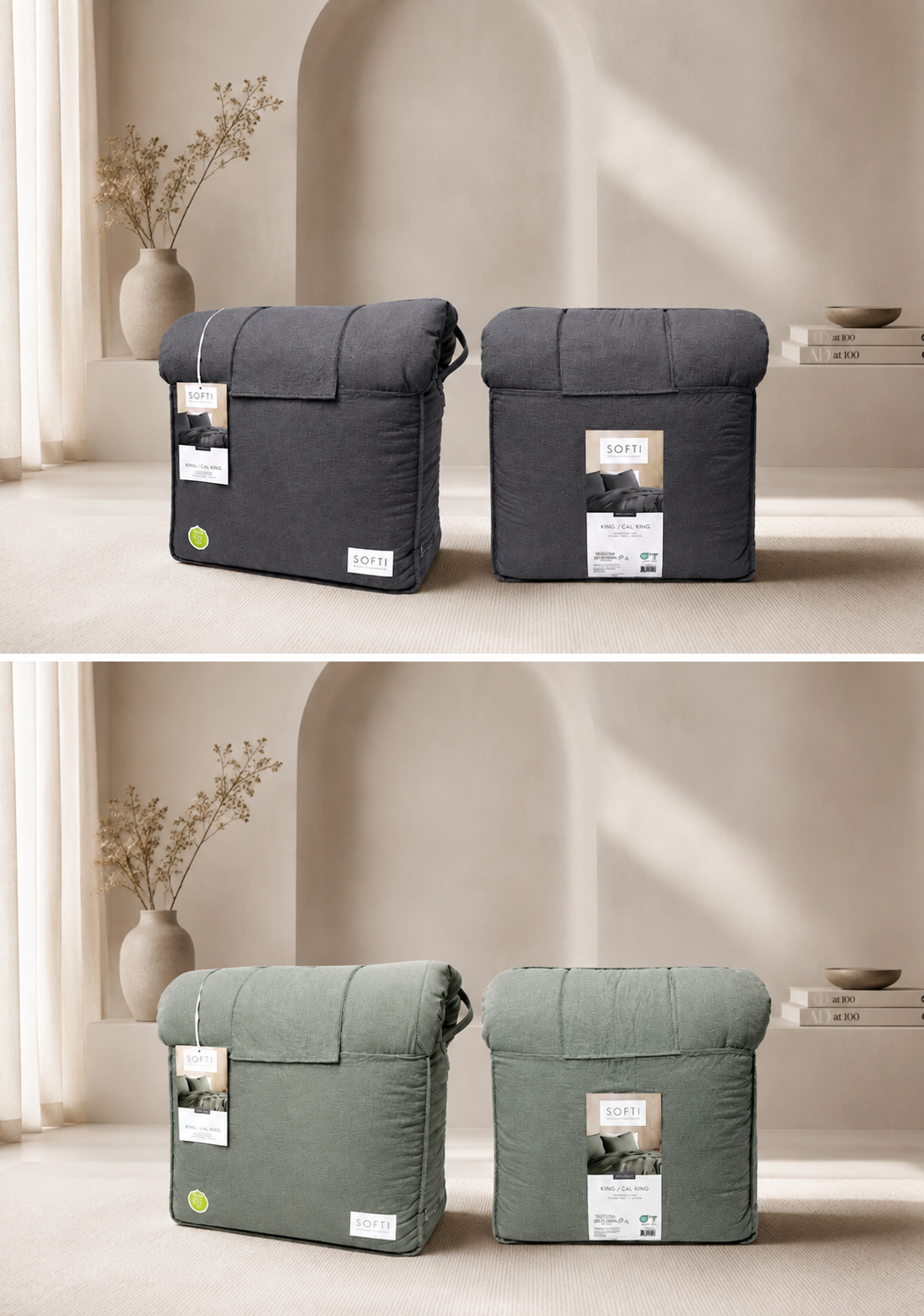 Edredón Solei Cashmere – Set Premium de 3 Piezas