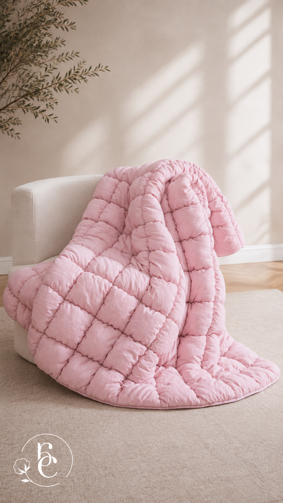 Pie de Cama Puffy – Ultra Acolchado y Capitonado