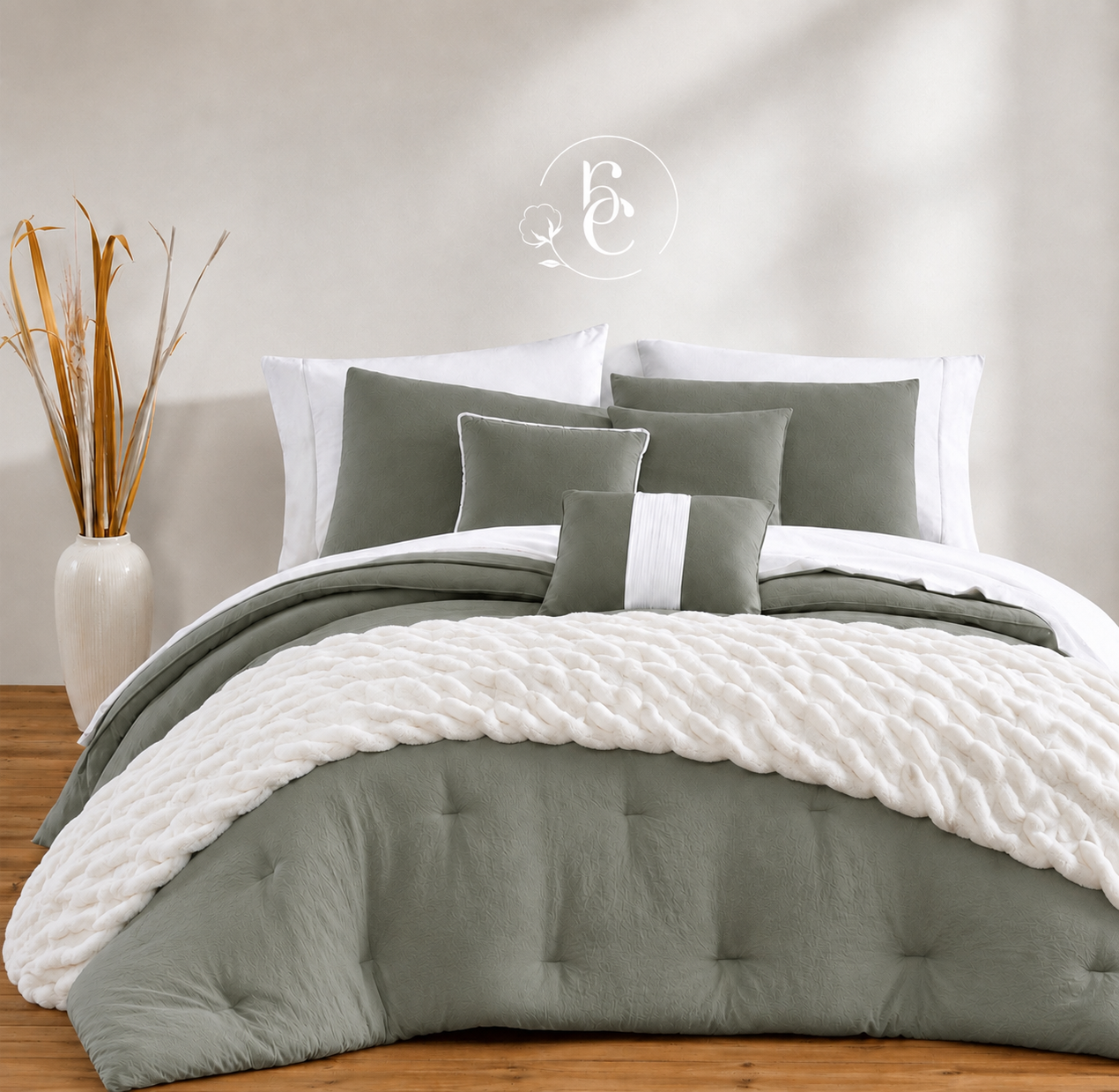 Edredón Orela Linen – Set Premium de 11 Piezas
