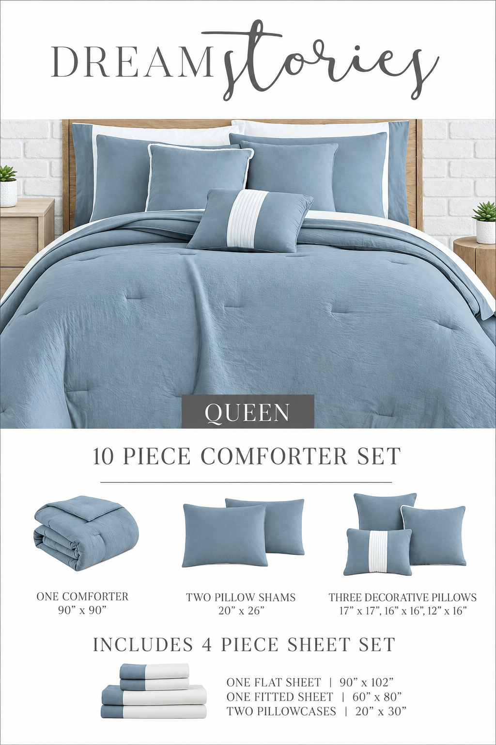 Edredón Premium Maven - Set de 10 Piezas