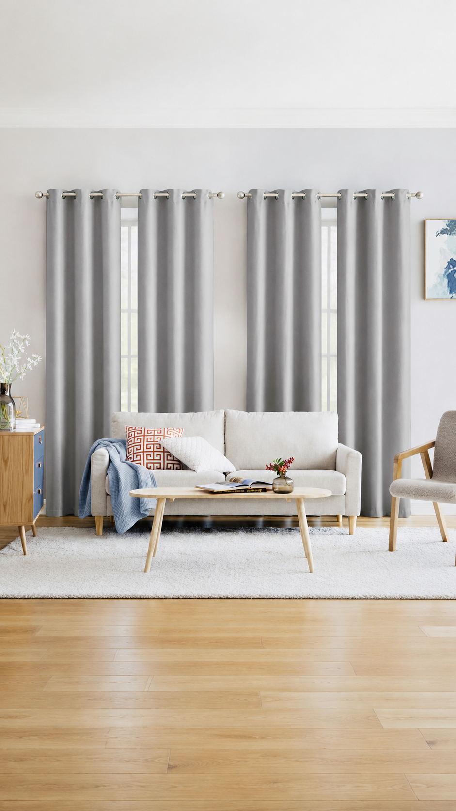 Cortina Cherice Blackout – Set de 4 Piezas