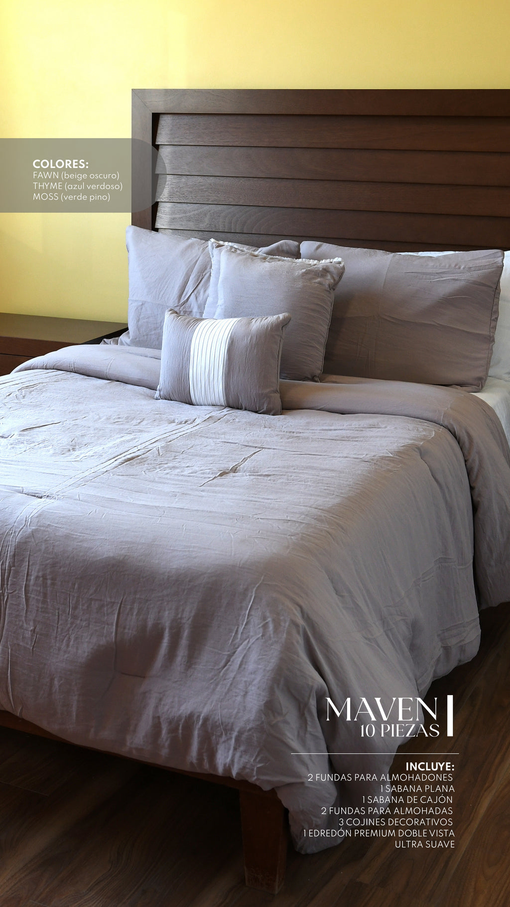 Edredón Premium Maven - Set de 10 Piezas