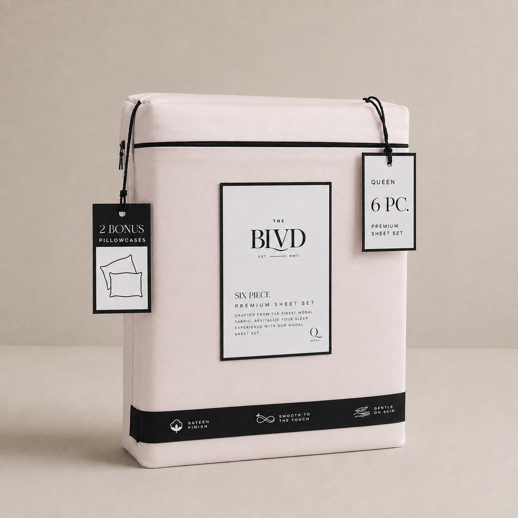 Sábanas Modal Blend Premium – Set de 6 Piezas