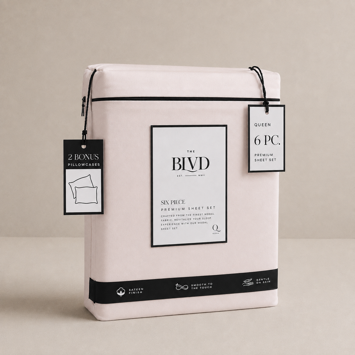 Sábanas Modal Blend Premium – Set de 6 Piezas