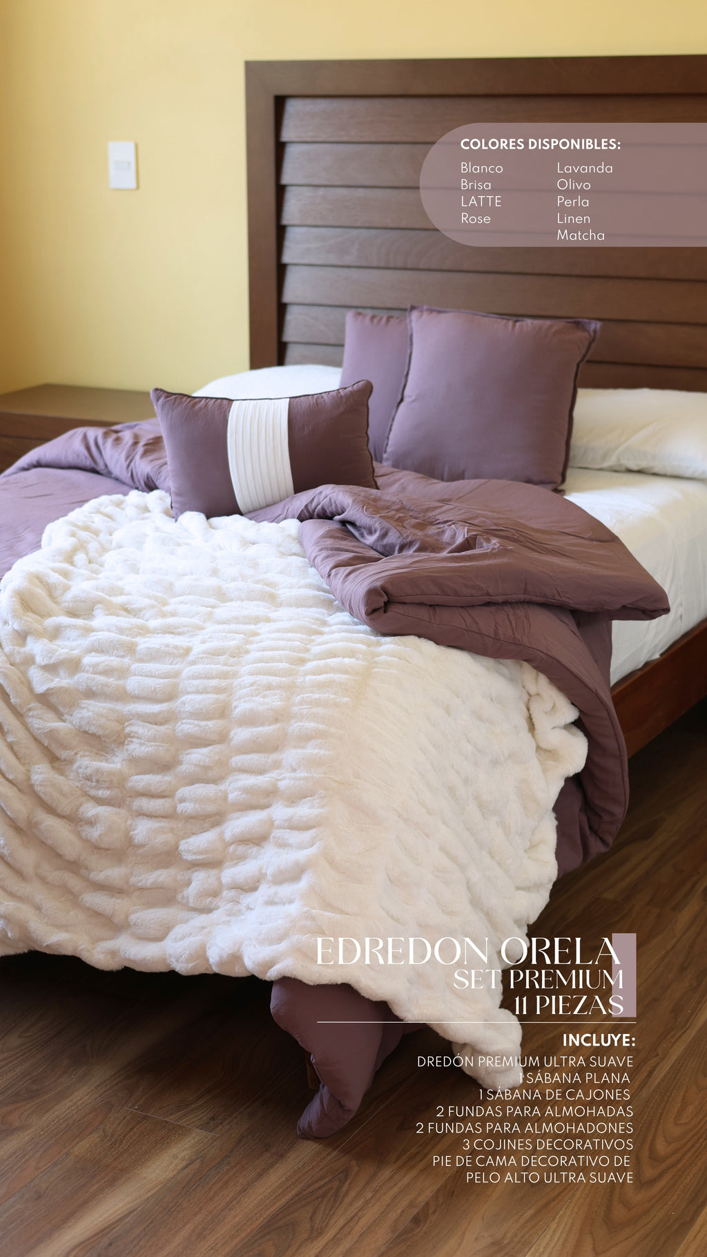 Edredón Orela – Set Premium de 11 Piezas