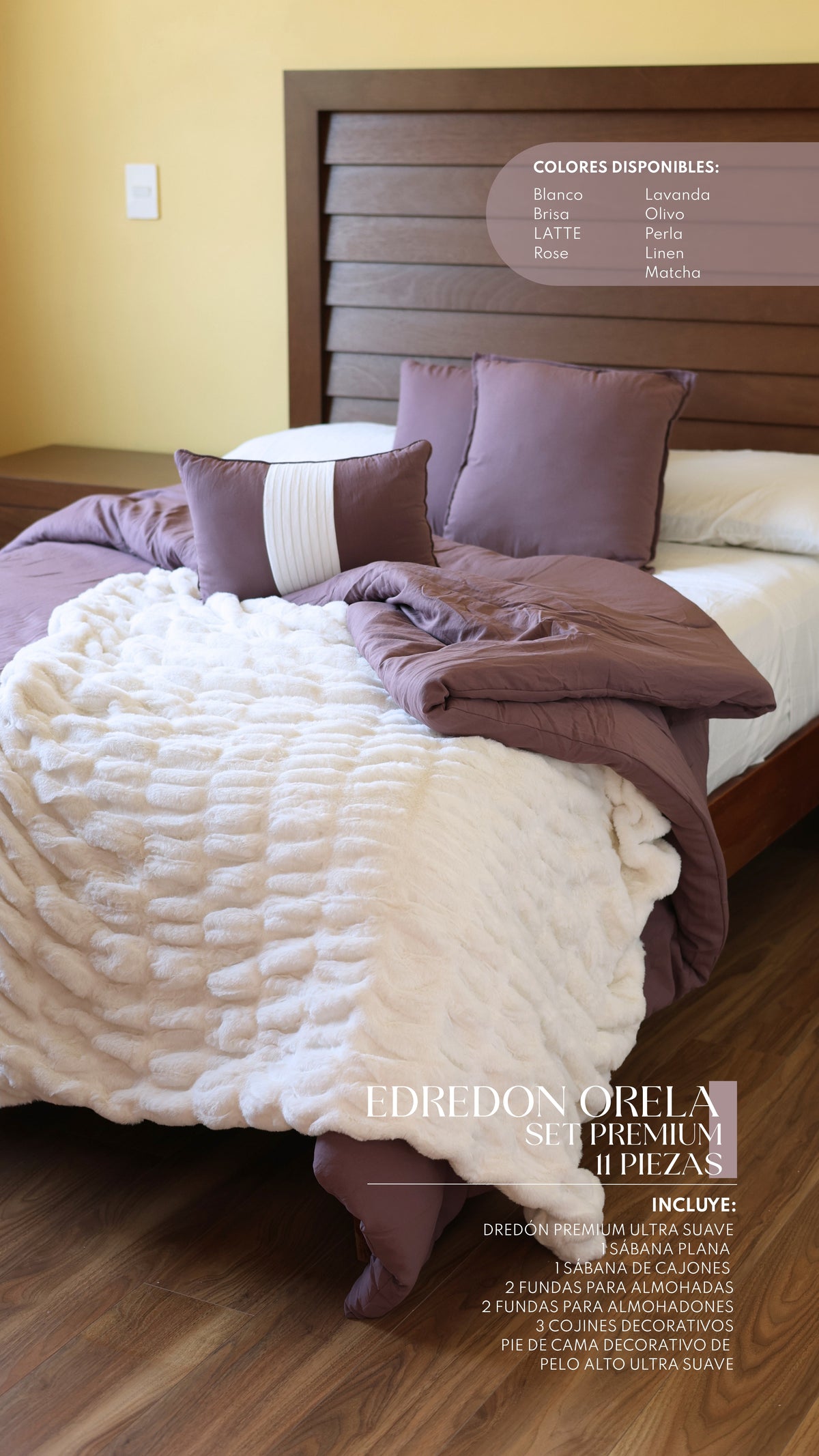 Edredón Orela – Set Premium de 11 Piezas