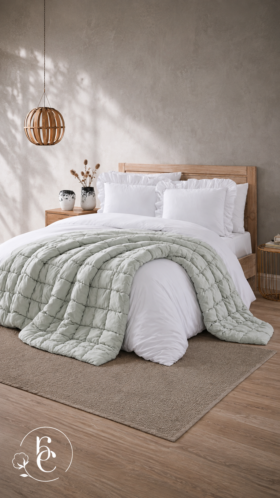 Pie de Cama Puffy – Ultra Acolchado y Capitonado
