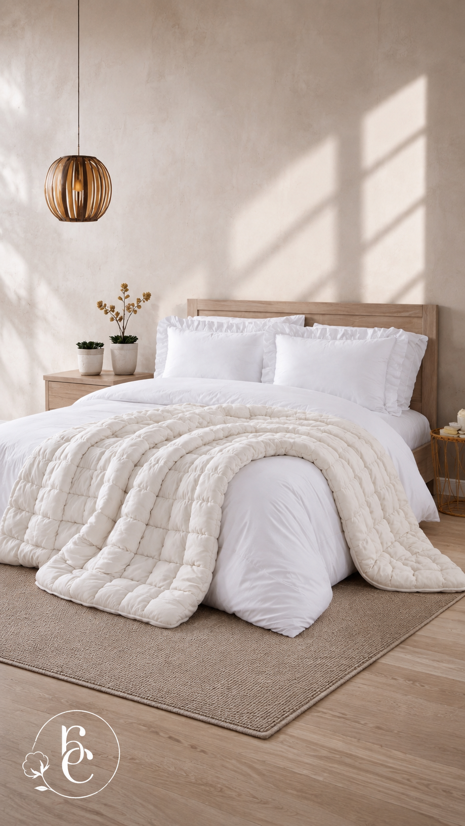 Pie de Cama Puffy – Ultra Acolchado y Capitonado
