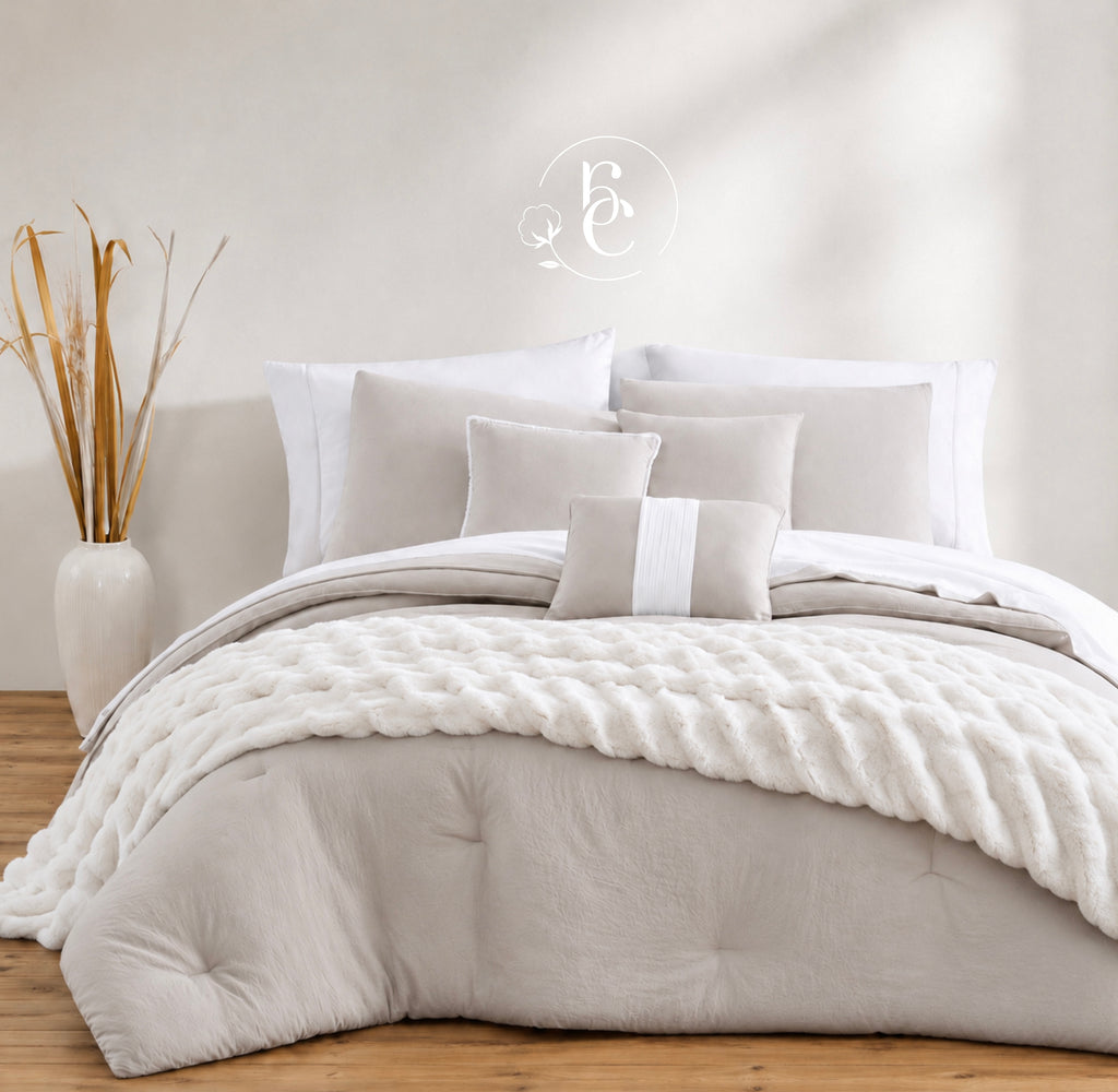 Edredón Orela Linen – Set Premium de 11 Piezas