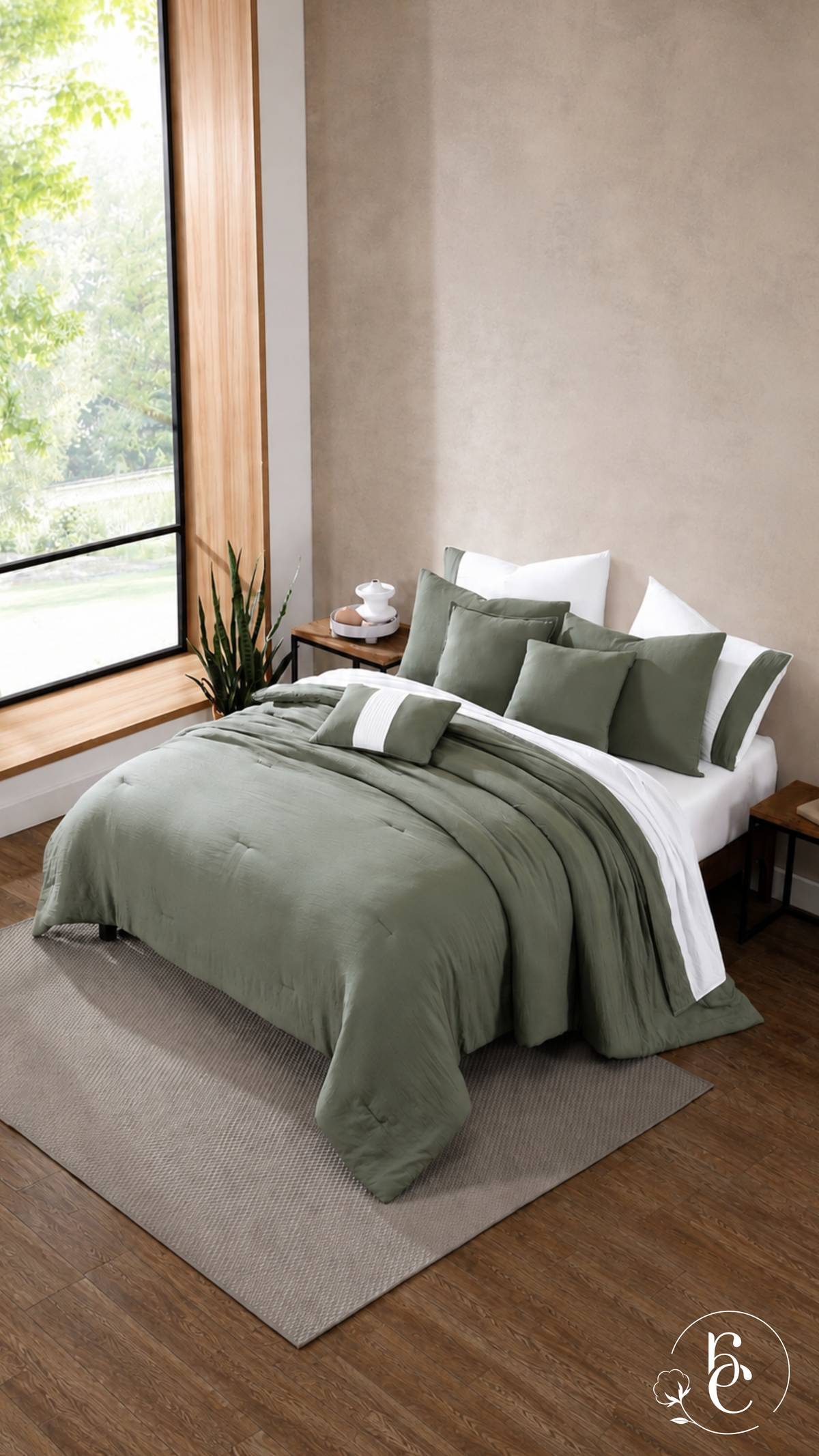 Edredón Premium Rowan - Set de 10 Piezas