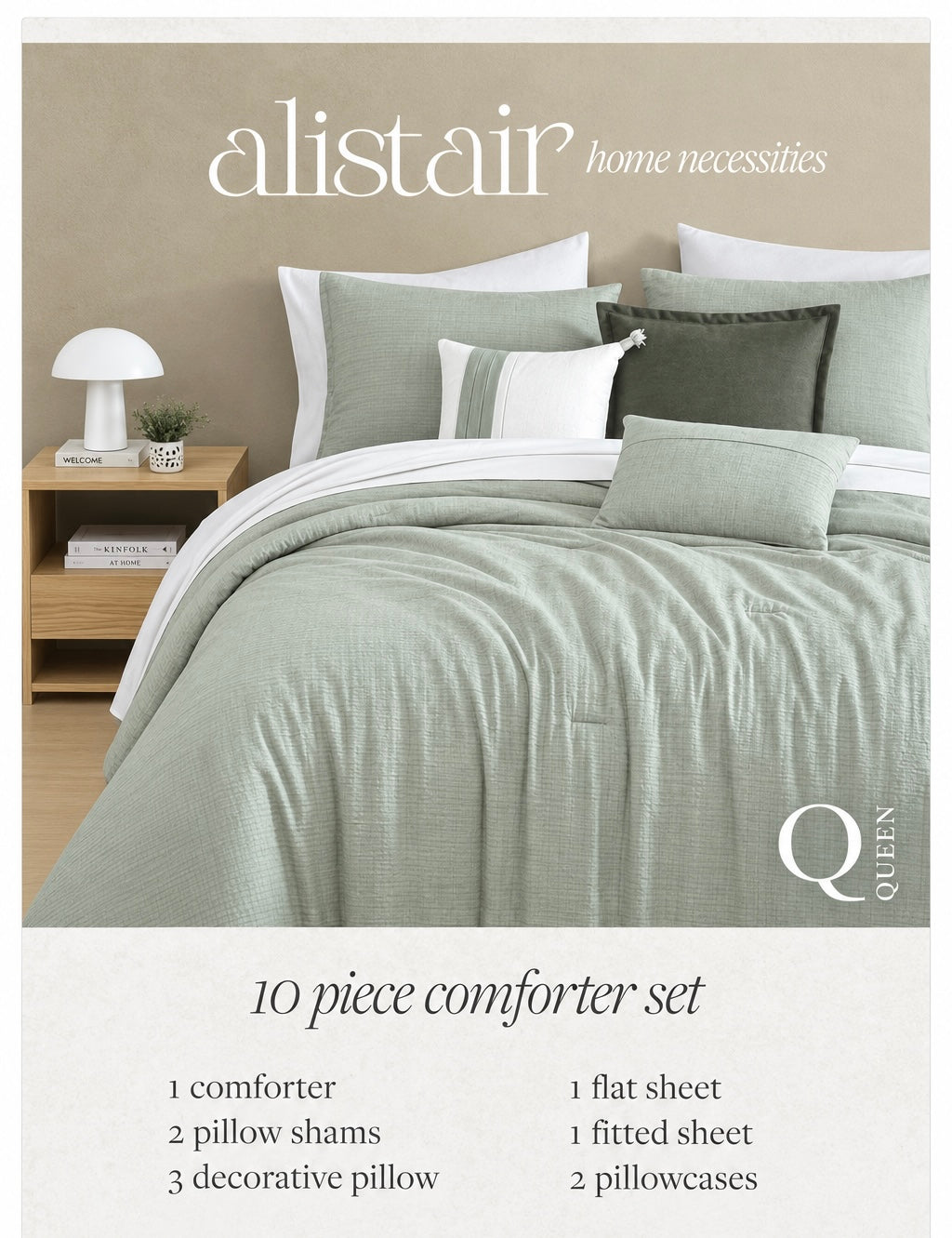 Edredón Paiget – Set Premium de 10 Piezas